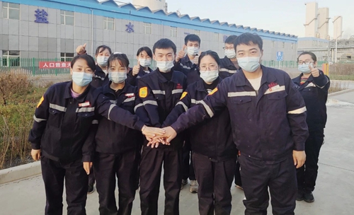 新疆宜化氯堿分廠氯乙烯三班、合成二班榮獲準(zhǔn)東開發(fā)區(qū)安全標(biāo)準(zhǔn)化示范班組稱號(hào)(圖2)