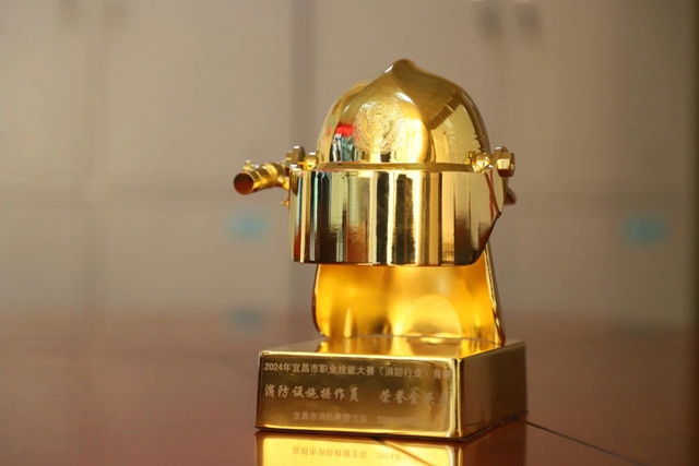 第一！股份公司鄢陽獲頒宜昌市消防設(shè)施操作員“榮譽金頭盔”(圖2)